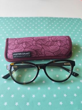 3/$30💜Foster Grant Women's Tortoiseshell Reading Glasses+2.50